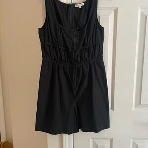 Rebecca Taylor Elegant Black Zip-Up Dress
